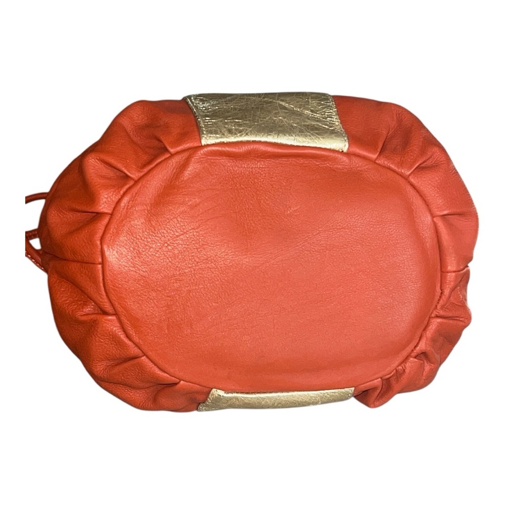 Lou Lou de la Falaise Gold and Orange Crossbody Bag with Metallic Detail - Picture 6 of 8